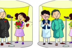 Ilusi optik, cari 10 perbedaan pada gambar anak sedang pidato ini dalam 20 detik