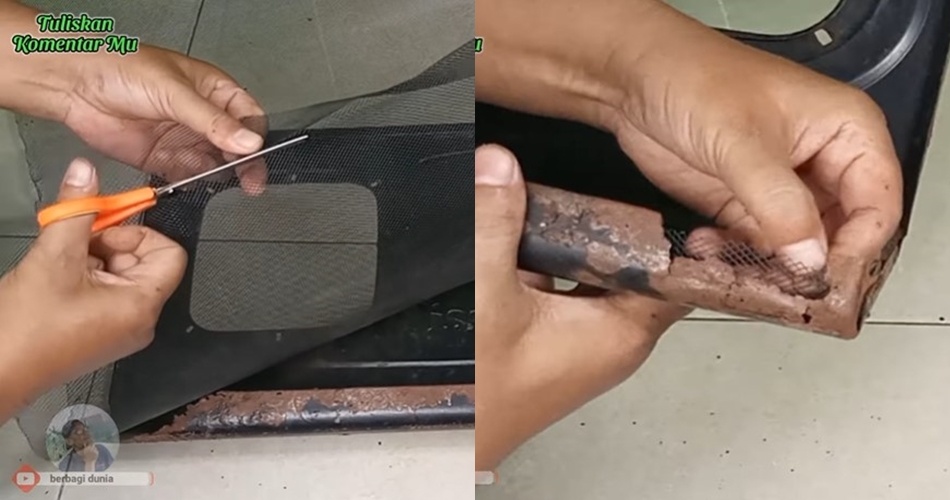 Tak butuh alat las, begini trik perbaiki body kompor yang sudah keropos jadi kuat lagi