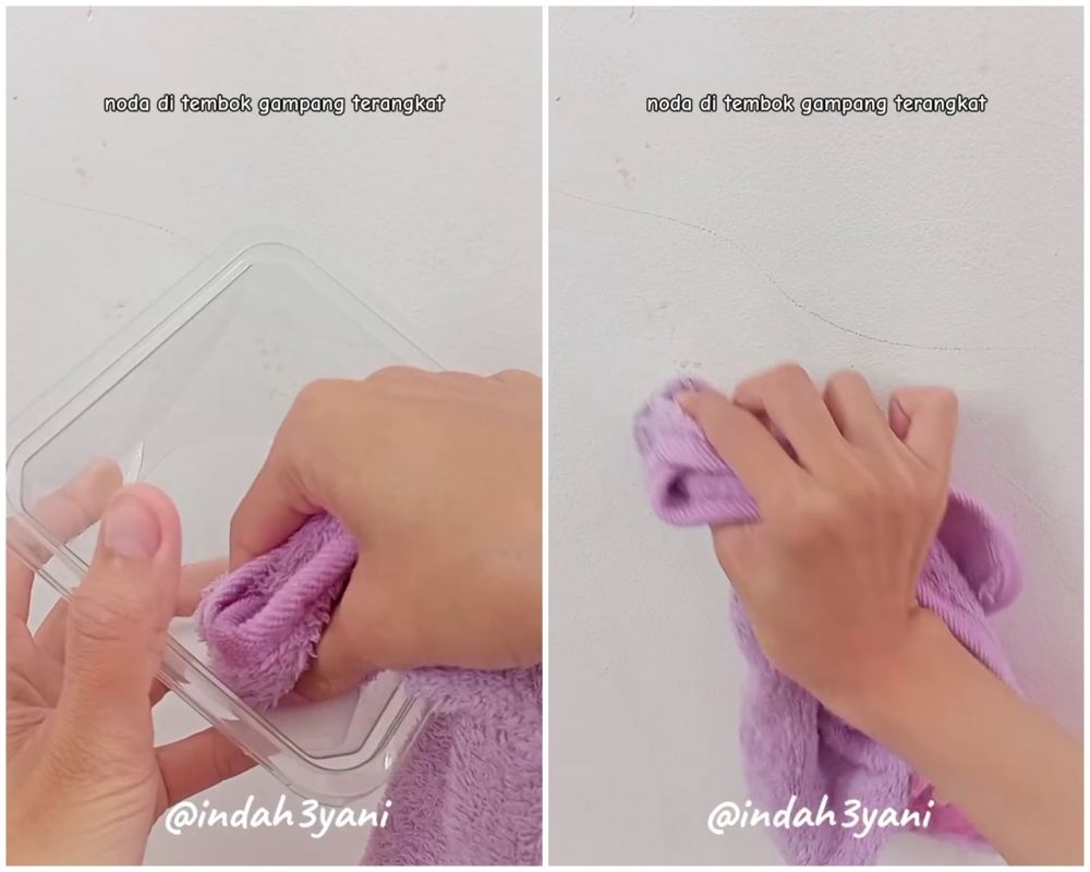 Tak perlu cairan khusus, ini trik basmi coretan di tembok tanpa bikin cat rusak pakai 1 bahan dapur