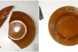 Cara memperbaiki piring porselen terbelah agar tidak langsung dibuang
