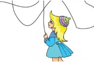 Ilusi optik, hanya orang ber-IQ di atas 120 dapat mengetahui layang-layang mana yang dipegang gadis