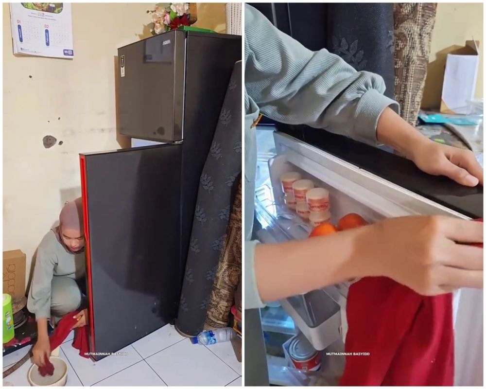 Tak perlu dibawa ke tukang servis, ini trik perbaiki karet pintu kulkas longgar cuma modal Rp0