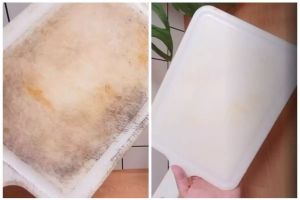 Cara membersihkan talenan plastik dengan tiga bahan sederhana, bikin kinclong seperti baru