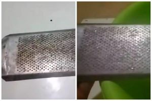 Cara menghilangkan karat pada parutan kelapa dengan satu bahan alami
