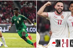 Timnas Indonesia naik peringkat FIFA usai bungkam Arab Saudi