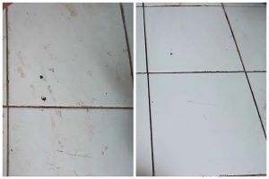 Tanpa air panas, ini trik bersihkan lantai penuh kerak membandel pakai tambahan 1 bahan dapur