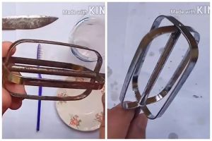 Trik praktis hilangkan karat di stick mixer tanpa amplas, hanya dengan tiga bahan dapur