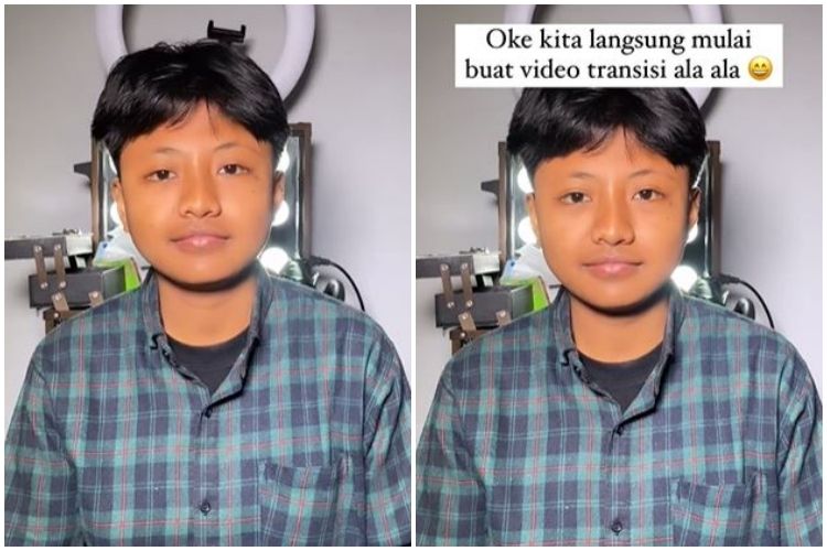 Transformasi cewek tomboy usai dirias jadi pengantin ini hasilnya bak beda orang, auto imut & feminin