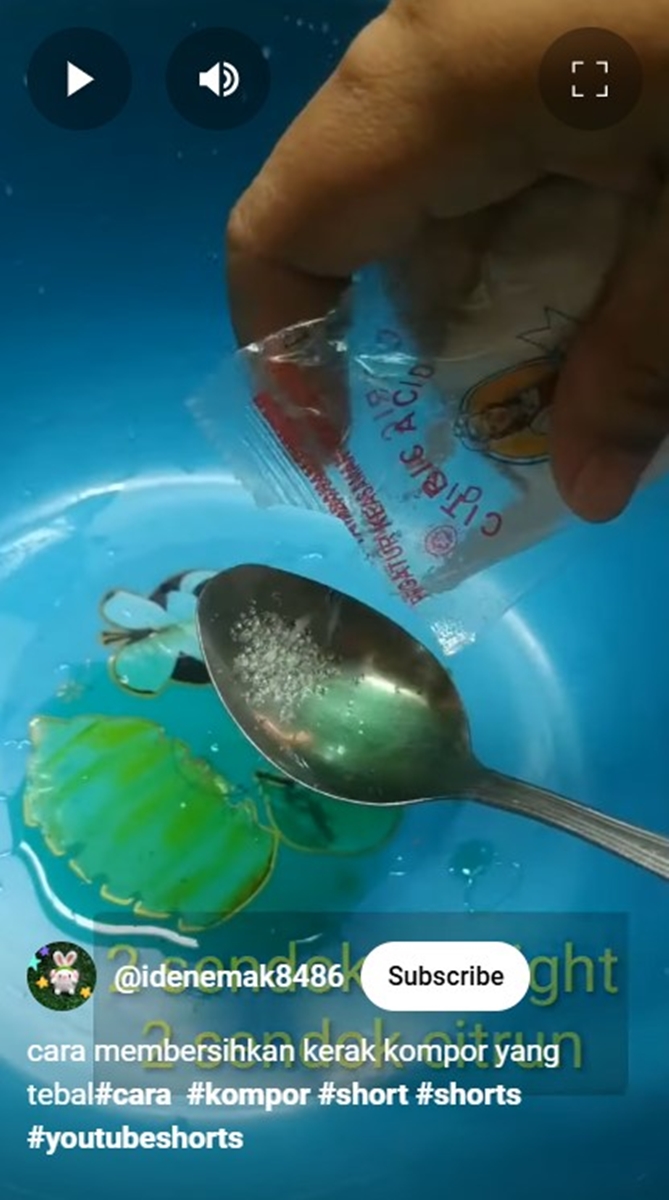 Tanpa campuran cuka dan baking soda, begini cara hilangkan kerak berminyak di tungku kompor gas