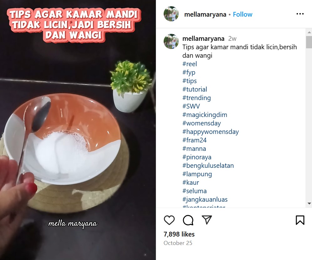 Pakai tambahan 2 bahan dapur, begini trik bersihkan lantai kamar mandi agar tak licin dan lebih wangi