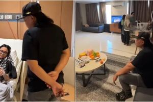 Momen Sule jenguk Mahalini di RS, kamar mewah bikin salfok netizen