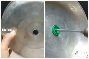 Cara memperbaiki pegangan tutup panci yang lepas dengan 3 tutup botol bekas