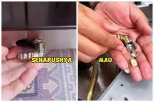 Tak perlu ganti baru, begini cara mengatasi sambungan L kompor gas yang patah cuma modal Rp0