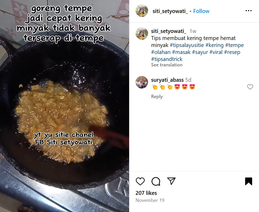 Jangan langsung digoreng, ini trik agar kering tempe tak menyerap banyak minyak dan awet disimpan