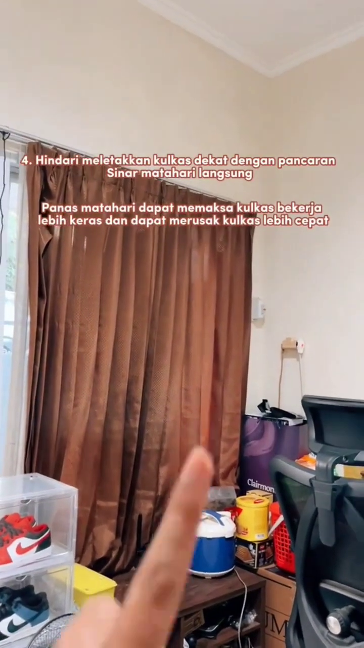 Nggak asal diletakkan, begini cara meletakkan kulkas agar hemat listrik dan nggak makan tempat