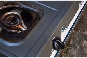 Tak perlu ke tukang service, ini trik mudah memperbaiki knop kompor gas yang macet tidak bisa diputar