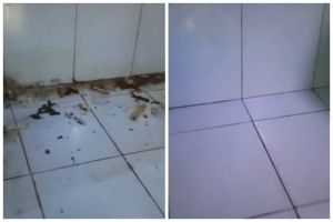 Nggak sampai 3 menit, begini cara cepat membersihkan kotoran dan kerak pada meja kompor di dapur