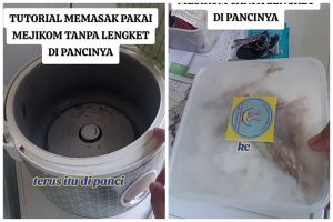 Tanpa minyak goreng atau jeruk nipis, ini trik agar nasi tak lengket di panci rice cooker saat dimasak