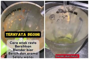 Cara praktis hilangkan bau bumbu pada blender dan mata pisau tajam kembali pakai 3 bahan dapur