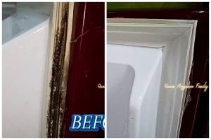 Tak perlu pakai baking soda, cara bersihkan karet kulkas berjamur hitam ini bikin magnetnya rapat lagi