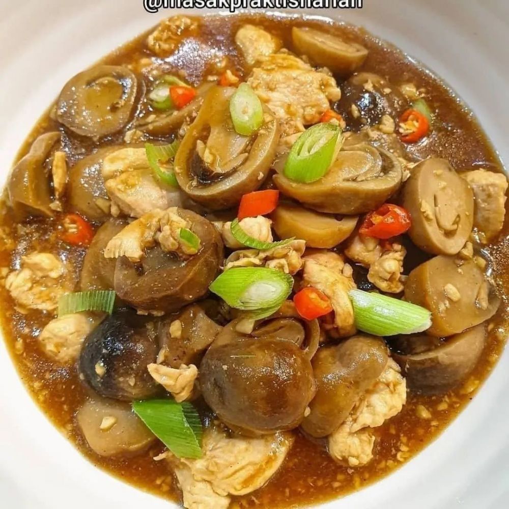 11 Resep masakan sayur rumahan sederhana dari jamur merang, enak, dan cocok dimakan dengan nasi hangat