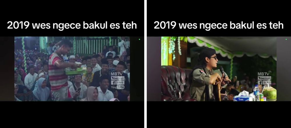 Viral video 2019 ujaran Gus Miftah kepada penjual es teh, sikapnya bikin warganet geram