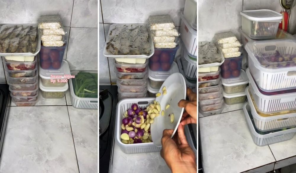 Rajin lakukan food prep, ibu rumah tangga ini hemat pengeluaran hingga ratusan ribu per bulan