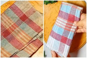 Trik membersihkan lap dapur berminyak dan bau tanpa air panas, kembali kesat