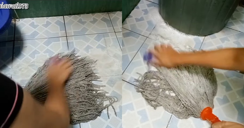 Cara memutihkan kain pel dekil dengan 3 bahan dapur, tak perlu baking soda