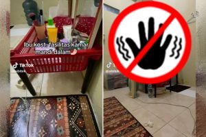 Potret kos fasilitas kamar mandi dalam ini bikin bingung penghuninya, bau buang hajat auto kecium