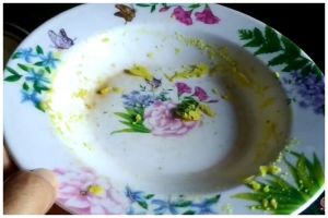Piring dan baskom plastik kesat dan bersih dari bekas minyak, ini cara mencucinya pakai 2 bahan dapur