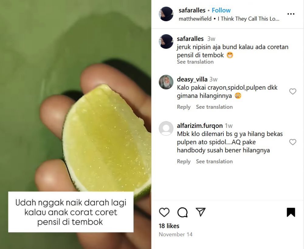 Tanpa sabun atau minyak, ini trik membersihkan coretan pensil di dinding cuma pakai 1 bahan dapur