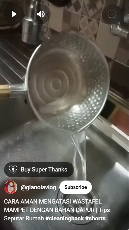 Trik atasi wastafel dapur mampet agar saluran super lancar lagi, tak pakai soda api