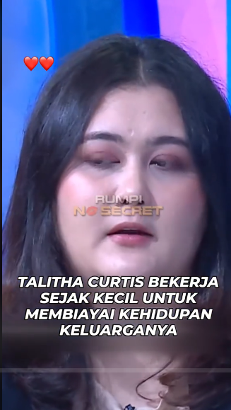 Bekerja sejak kecil dan kini kembali viral di media sosial, Talitha Curtis bongkar sikap orang tuanya