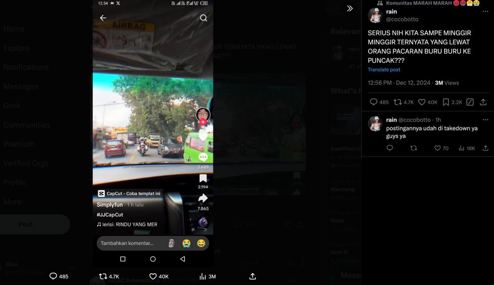 Pasangan ini minta dikawal Patwal demi pacaran ke Puncak biar bebas macet, aksinya tuai kecaman