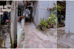 9 Potret rumah dalam gang sempit ini jauh dari kata sederhana, area teras vibesnya ala coffee shop