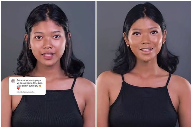 Transformasi cewek tan skin dirias ala Barbie endingnya bak beda orang, bukti cantik tak harus putih