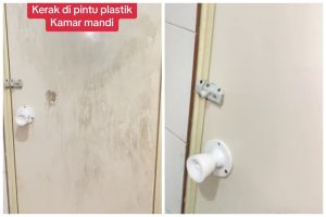 Trik bersihkan kerak dan lumut di pintu kamar mandi ini ampuh bikin kesat hanya pakai 2 bahan dapur