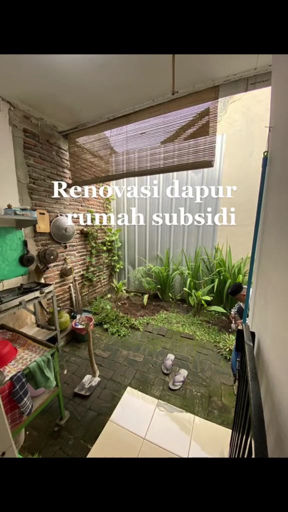 Inspirasi makeover dapur rumah subsidi tema semi outdoor, ini 9 potretnya yang bikin masak jadi nyaman