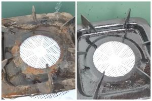 Andalkan 3 bahan dapur jadi cairan pembersih, ini cara basmi karat dan kerak di tungku kompor gas