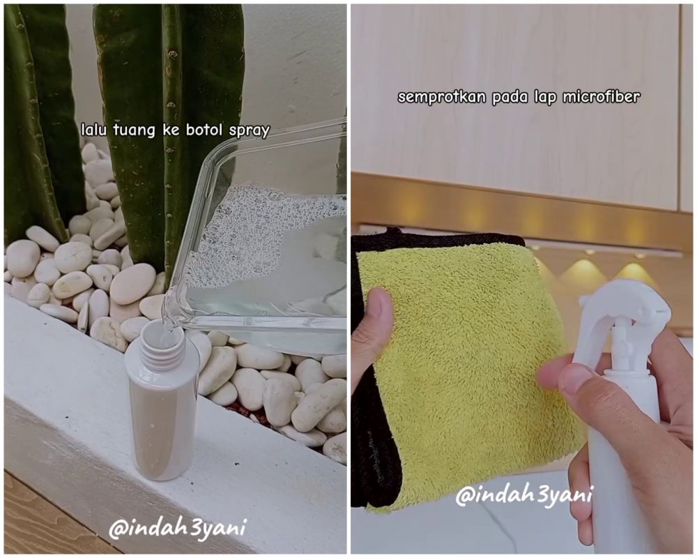 Cara basmi debu di perabot rumah pakai 3 bahan dapur, noda tidak menumpuk dan hasilnya langsung bersih