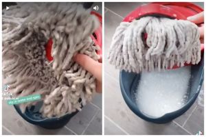 Cara kembalikan kain pel kumal agar putih lagi pakai 1 bahan dapur, tidak perlu direndam semalaman