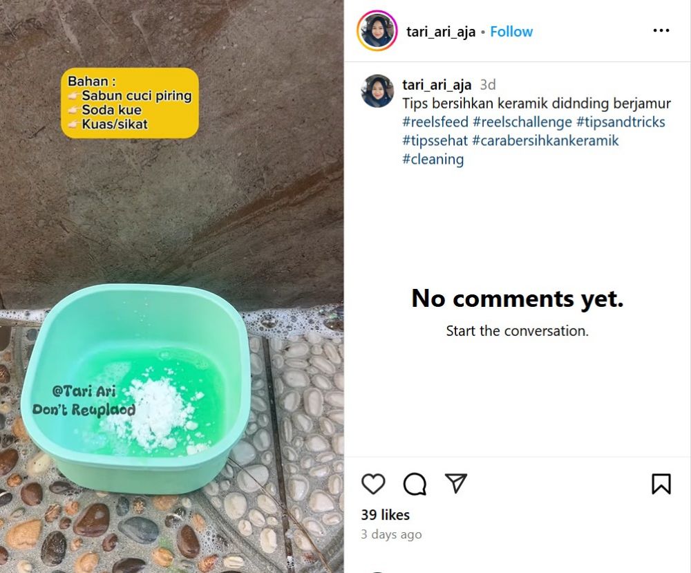 Tak perlu cairan kimia, ini trik hilangkan jamur hitam di dinding cuma pakai 2 bahan dapur