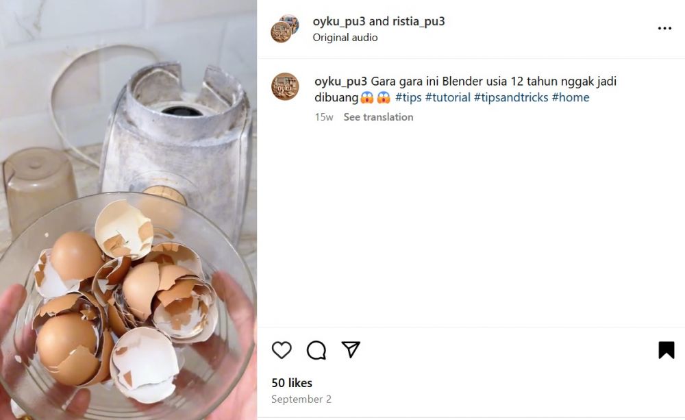 Trik mengasah pisau blender jadul ini ampuh bikin tajam lagi seperti baru cuma pakai 1 ampas dapur