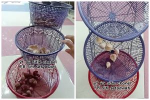 Tak perlu dipotong atau diukur dulu, ini cara bikin rak bumbu kokoh cuma pakai 2 alat sederhana