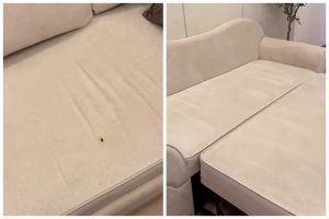 Tanpa vakum dan dijemur, ini trik mudah bersihkan sofa berdebu agar cepat kering pakai 1 bahan dapur