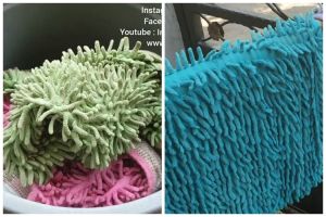 Tidak direndam pemutih, ini trik jitu bersihkan keset kusam dan bau pakai pakai tambahan 1 bahan dapur
