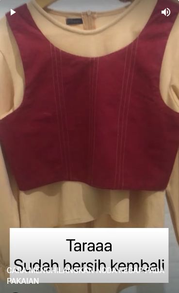 Cara cepat hilangkan noda kecap di baju pakai 1 bahan dapur, pakaian tak rusak dan warna tak pudar