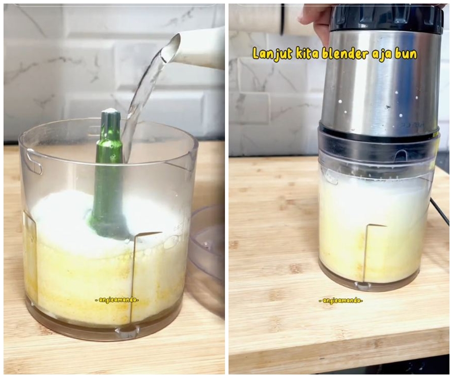 Hilang tanpa garam, ini trik cepat basmi noda kunyit membandel di pisau blender pakai 2 bahan dapur