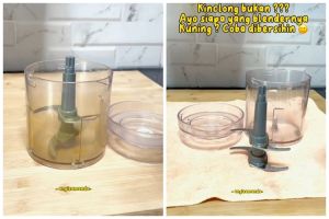 Hilang tanpa garam, ini trik cepat basmi noda kunyit membandel di pisau blender pakai 2 bahan dapur